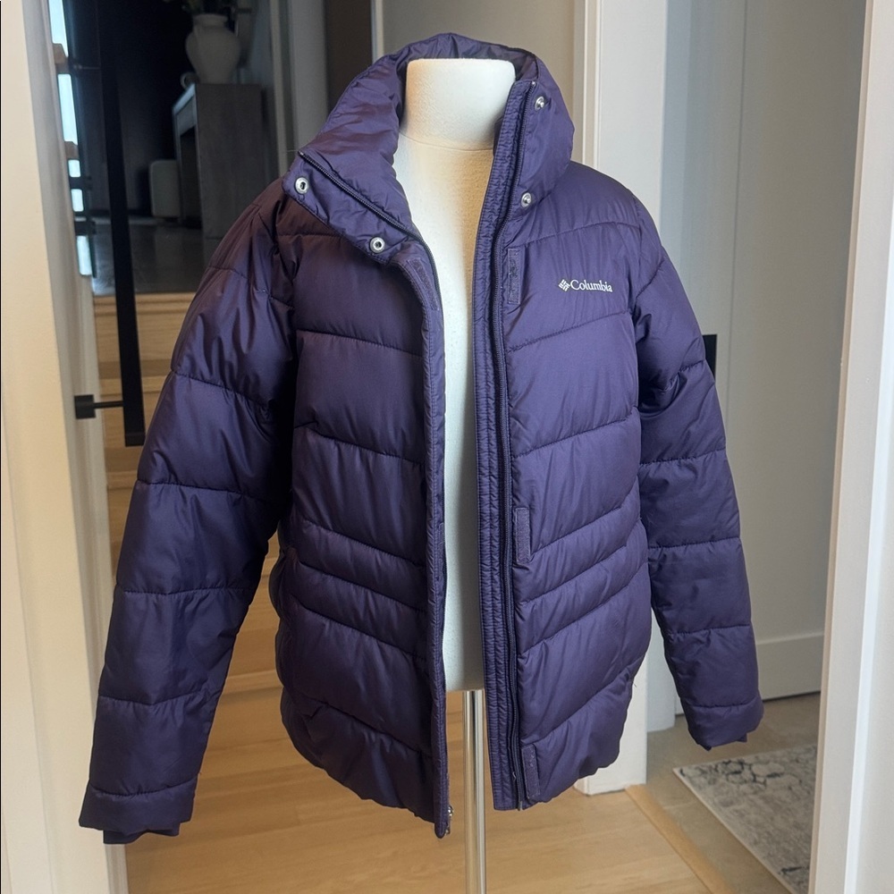 Columbia Purple Puffer Jacket – Size M – Insulated Winter Coat - Picture 5 of 9